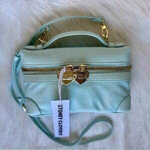 Stoney Clover Lane Mini top handle Nylon and faux Leather bag NWT